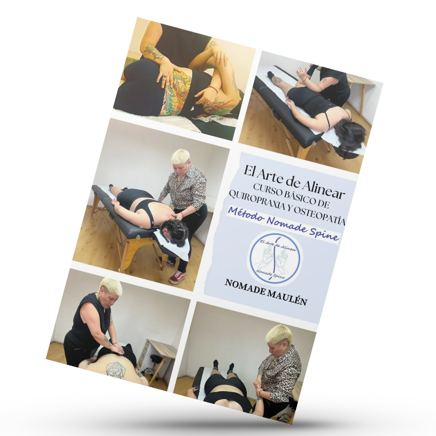 “El Arte de Alinear: Curso Básico de Quiropraxia y Osteopatía – Método Nomade Spine”